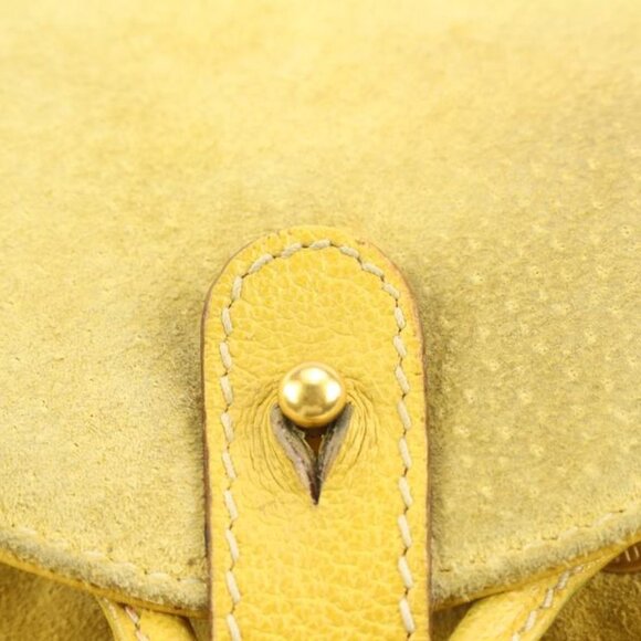Gucci Yellow Suede Mini Bamboo Backpack 54gz421s main image 4
